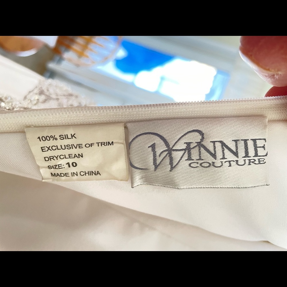 Winnie Couture 100% Silk Wedding Dress - Picture 11 of 11